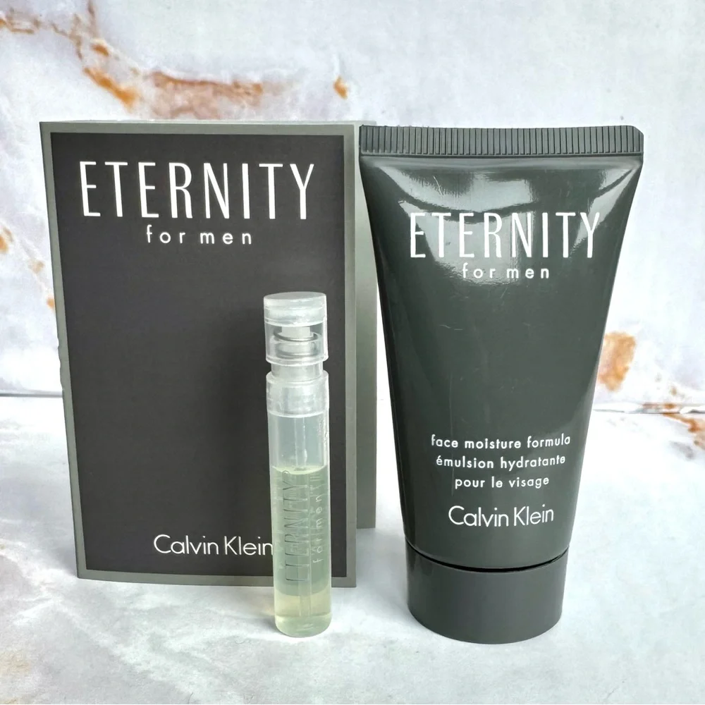 Calvin Klein Eternity For Men Face Moisture Formula Moisturizer/Travel Cologne